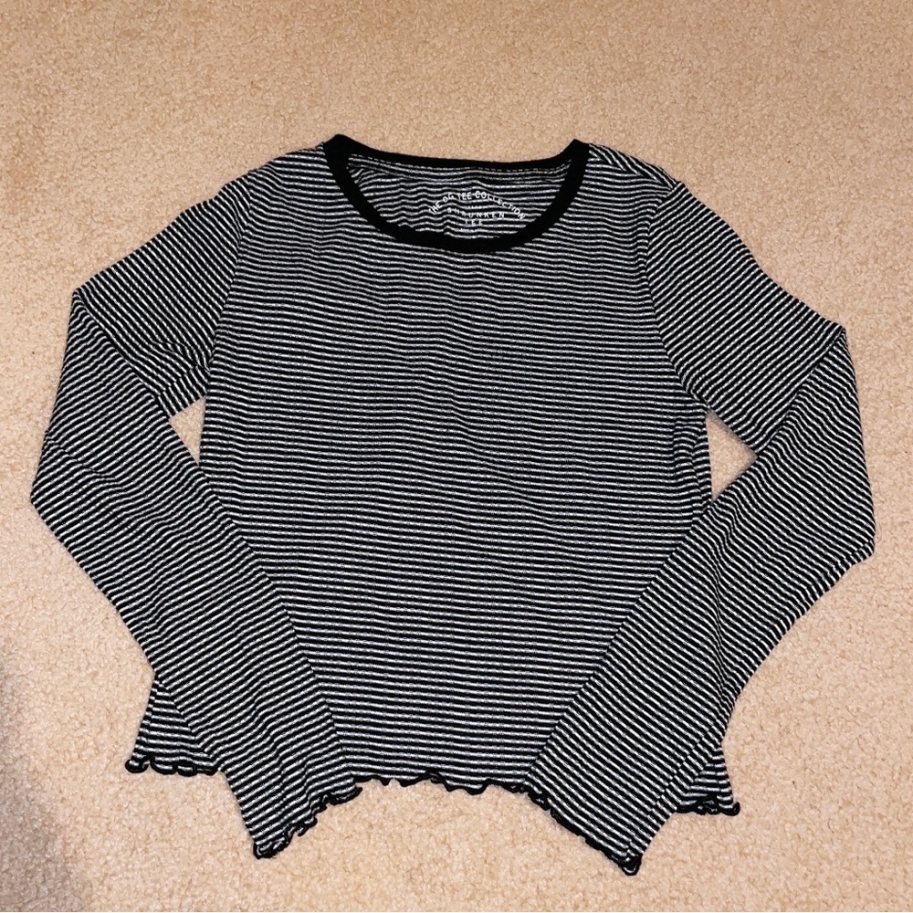 AERIE shrunken tee knit top